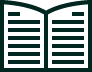 Black News menu item icon, on a transparent background.