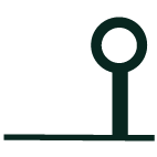 Black Results menu item icon, on a transparent background.