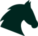 Black Runners menu item icon, on a transparent background.