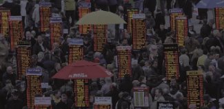 Bookmakers at the racecourse