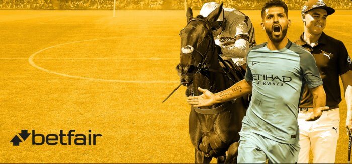 Betfair screenshot.