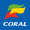 Coral logo in a square box.