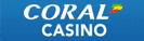 Coral Casino logo in a rectangular box.