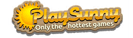 PlaySunny logo in a rectangular box.