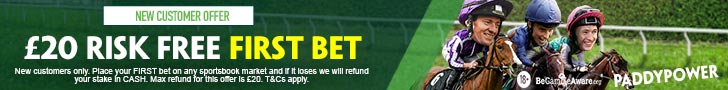 New customers only. Place your FIRST bet on any Sportsbook market and if it loses we will refund your stake in CASH. Max refund for this offer is £/£20. T&Cs apply.