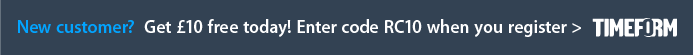 Register with Timeform and receive £10 free credit